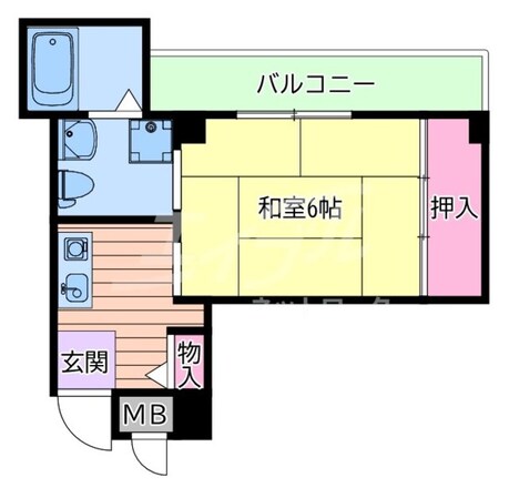 ルーエハイム千里丘の物件間取画像